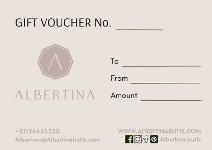 Albertina butik gift card