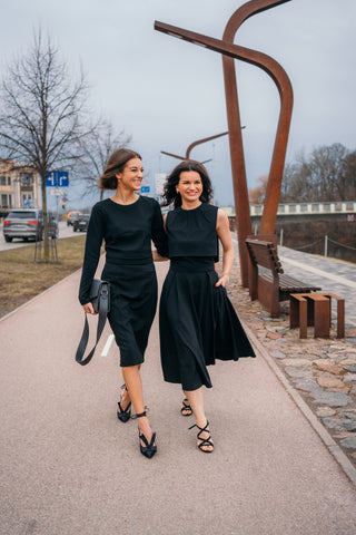 Zīdīšanai piemērota trīsdaļīga kleita Olivia