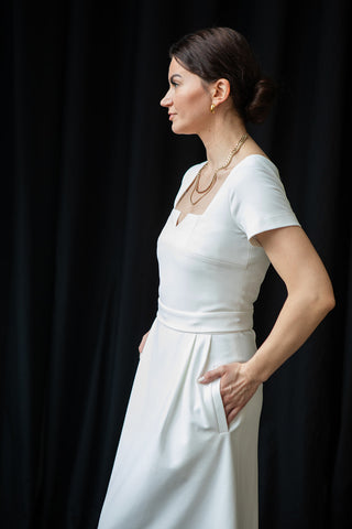 Nursing-Friendly Two-Piece Frida Dress