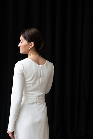 Nursing-Friendly Long-Sleeved Gabrielle Jumpsuit