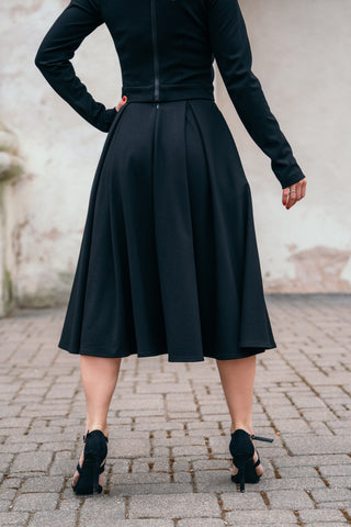 A-Lined Skirt with Pockets