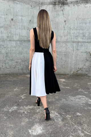 Two-Piece Chess dress