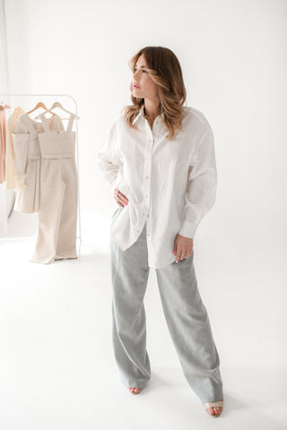 Oversized White Blouse