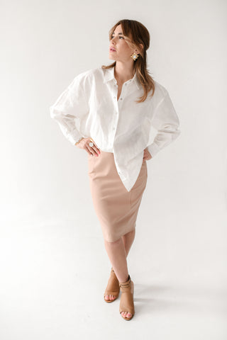 Oversized White Blouse