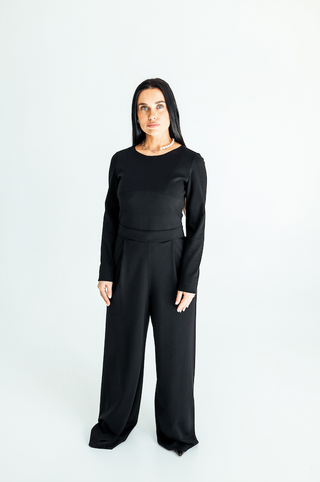 Long-Sleeved Gabrielle Jumpsuit