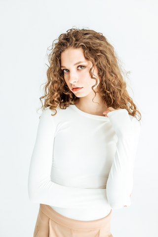 Viscose Jersey Long-Sleeved Everyday Top