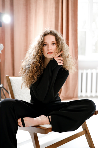 Viscose Jersey Long-Sleeved Everyday Top