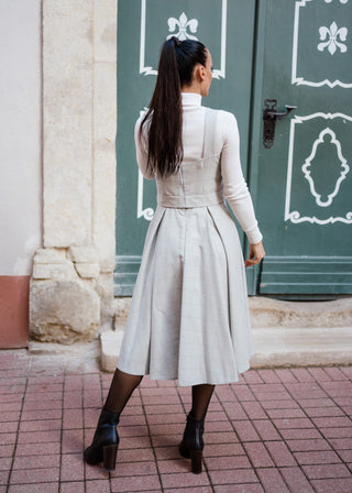 Two-piece Wool Diane dress - Last chance