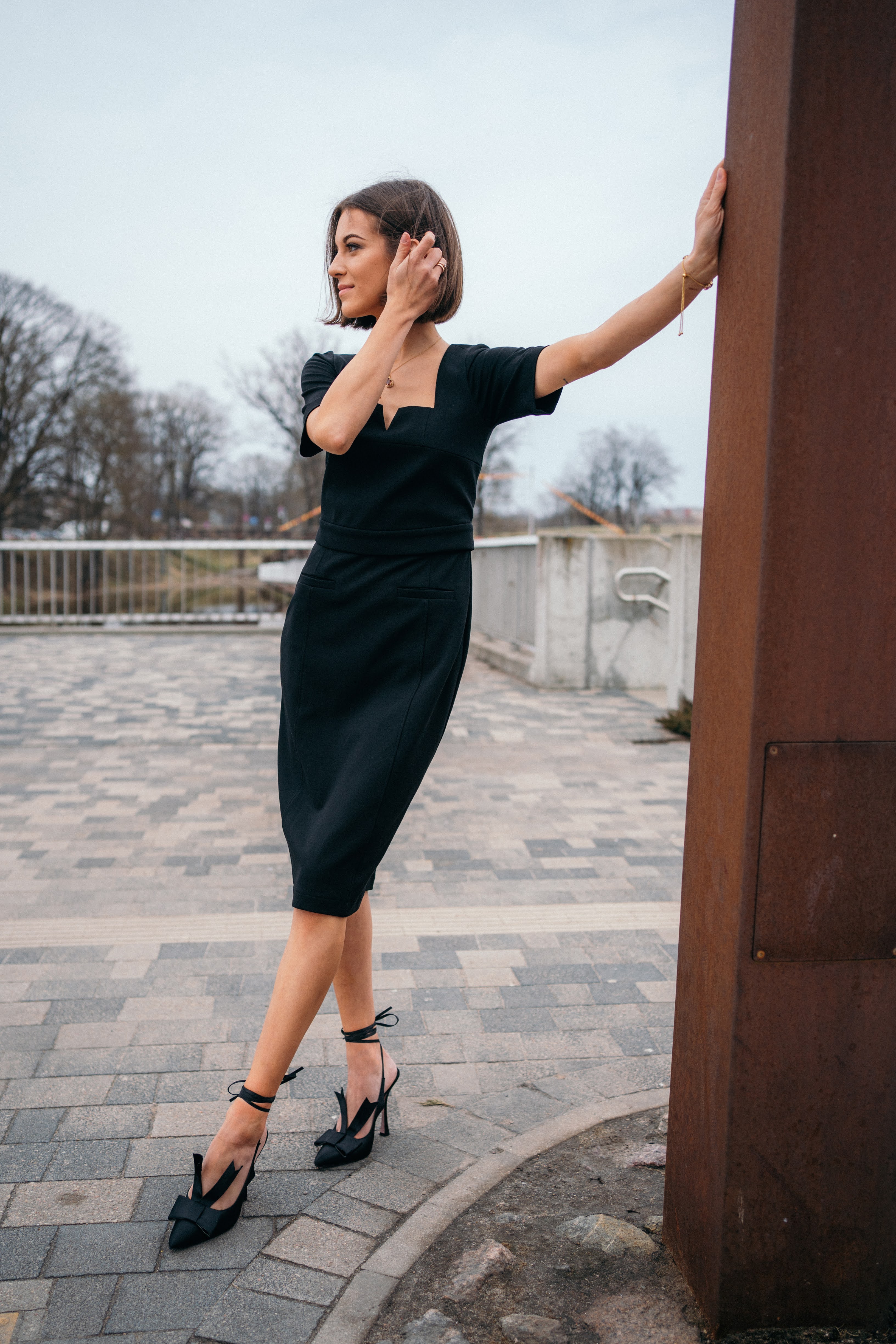Minimalist 2-Piece Midi Dress Set for Capsule & Day-to-Night Wear – Albertina butik