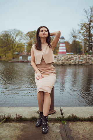 Three-Piece Rose Dress