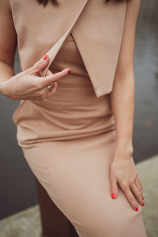 Three-Piece Rose Dress