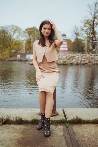Three-Piece Rose Dress